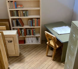 Tiny Lancscape Painting Storage Facility